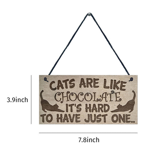 Colgante Vintage de Madera para Gatos - Accesorio Elegante para Mascotas - Image 19