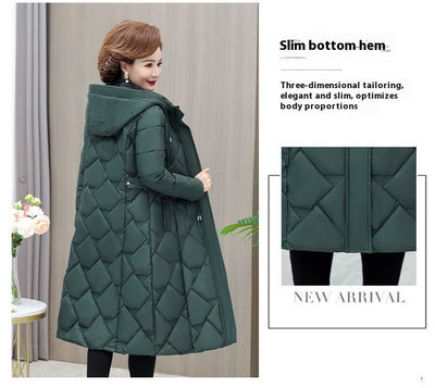 Abrigo de Algodón Grueso Cálido Talla Grande Holgado para Invierno - Image 32