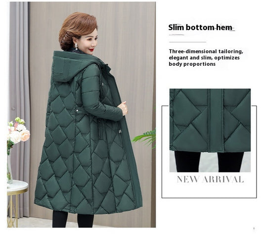 Abrigo de Algodón Grueso Cálido Talla Grande Holgado para Invierno - Image 32