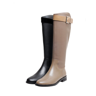 Botas Retro de Caballero con Punta Redonda para Mujer - Image 12