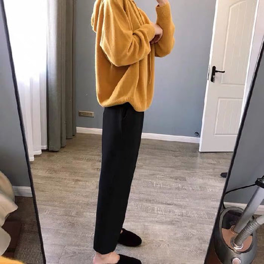 Pantalones Anchos Sueltos para Mujer - Estilo Casual Otoño