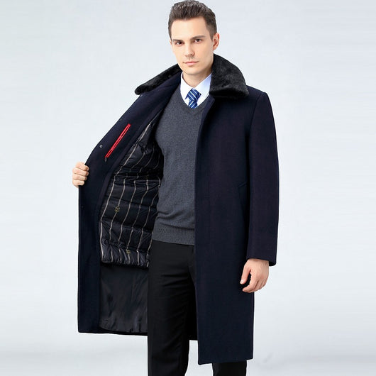 Abrigo Ejecutivo Cálido para Hombre Moderno - Image 2