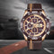 Reloj Deportivo Calavera Tres Ojos Impermeable para Hombre