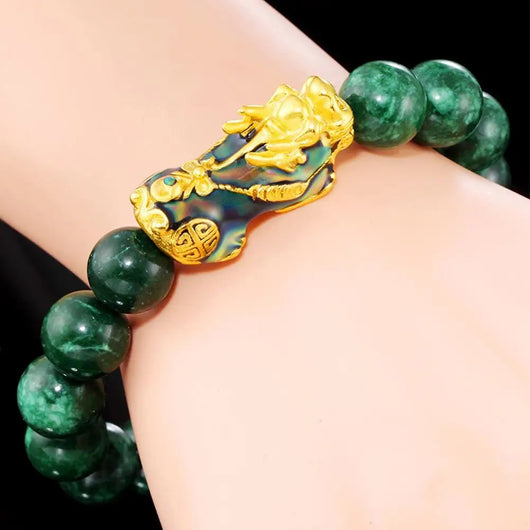 Pulsera Mascota Calcedonia Verde 12mm con Cambio de Color Térmico - Image 15