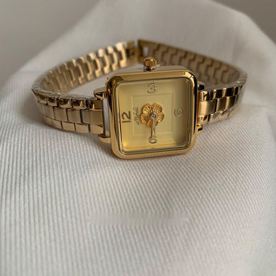 Reloj Elegante para Mujer ZUORAN - Acero Inoxidable con Cadena Cuadrada de Diseño Exclusivo - Image 5