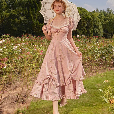 Vestido de Algodón Francés Elegancia Clásica