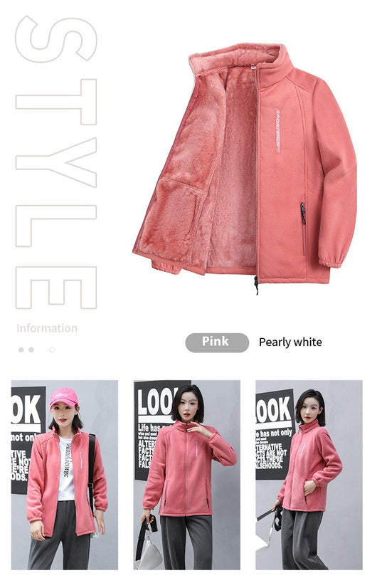 Chaqueta Polar para Mujer - Abrigo Deportivo y Casual Versátil - Image 17