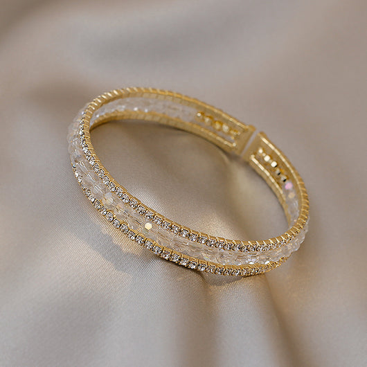 Pulsera de Cristal Blanco con Cuentas - Accesorio Perfecto para Verano - Image 6