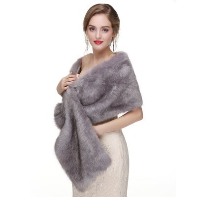 Estola de Piel de Zorro para Novia - Chal Elegante Invierno - Image 40