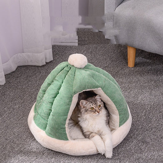 Casa Cama Semiencerrada para Perros y Gatos - Image 5