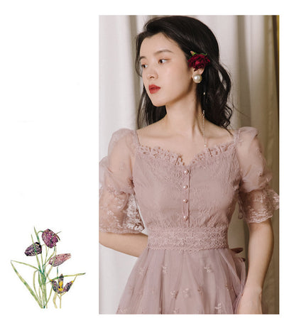 Vestido de Cumpleaños Falda Hada Púrpura Mágica - Image 9