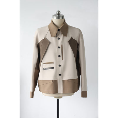 Chaqueta de Trabajo Holgada con Bloques de Color - Image 9
