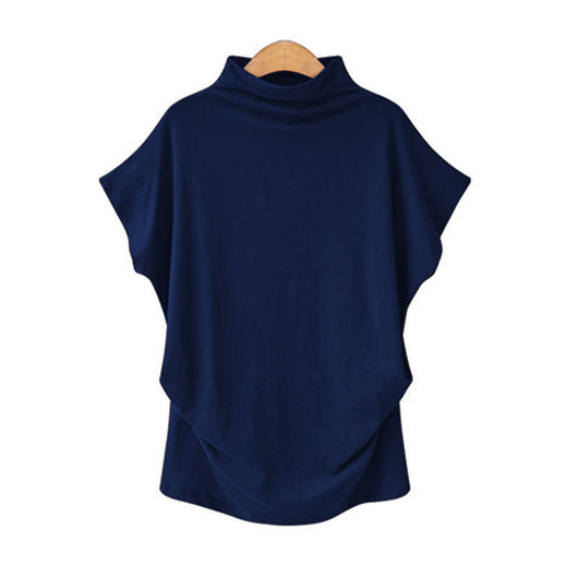 Blusa Cuello Alto con Mangas Murciélago - Image 20