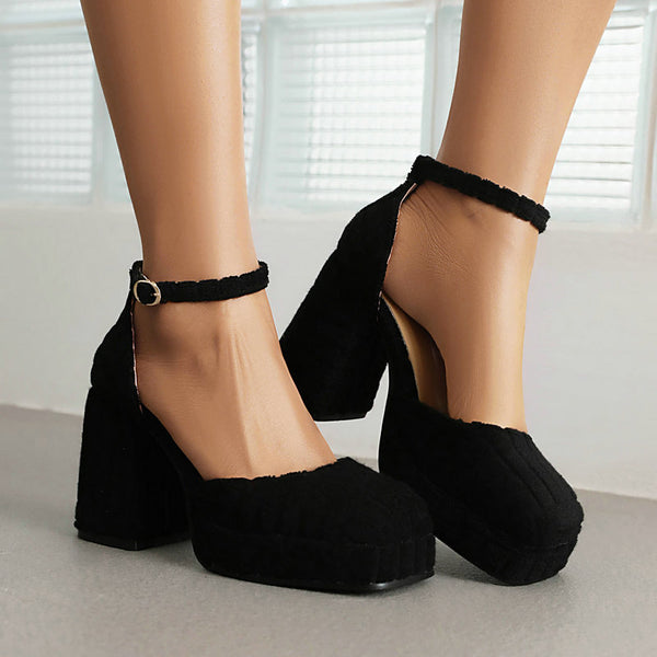 Sandalias de Tacón Alto Estilo Pasarela