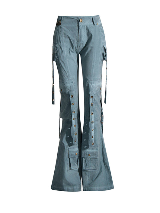Jeans Acampanados de Cintura Alta para Mujer - Image 23
