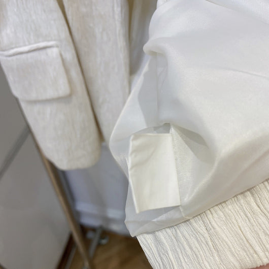 Conjunto de Dos Piezas: Top Tubo Texturizado con Blazer - Image 3