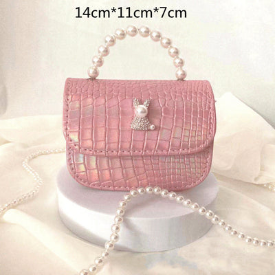 Bolsa Infantil Conejo con Strass y Perlas - Portátil y Ajustable - Image 19