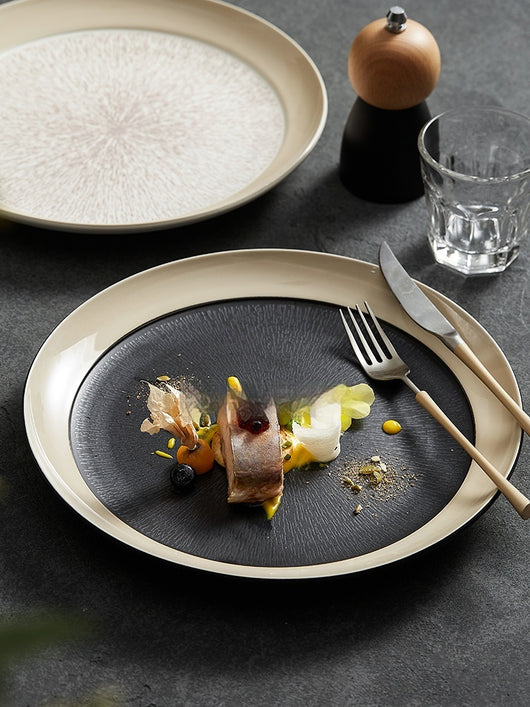 Platos de Cerámica Japonesa para Servicio de Comedor de Lujo - Image 2