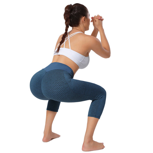 Pantalones de Yoga Cortos y Ajustados Efecto Durazno - Image 44