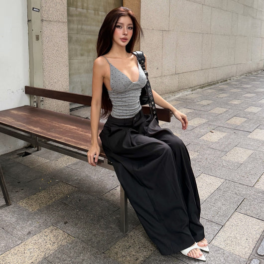Blusa Camiseta Lunares Ajustada y Elegante para Mujer - Image 17