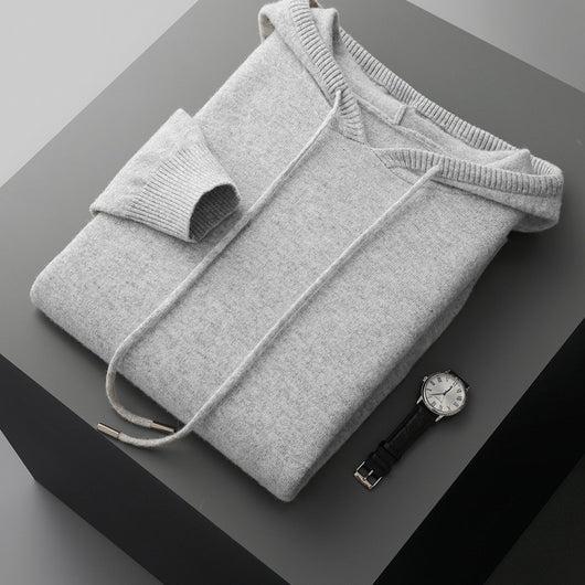 Sudadera Hoodie de Cashmere para Hombre - Diseño Oversize Otoño Invierno - Image 4