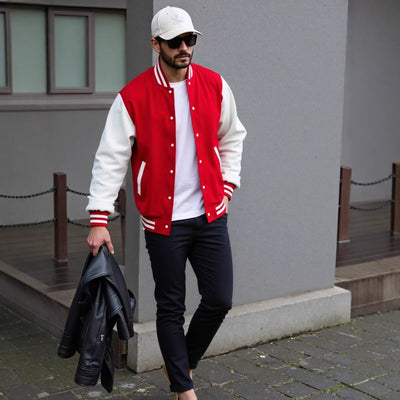 Chaqueta Béisbol Otoño Personalizada para Hombre - Image 4
