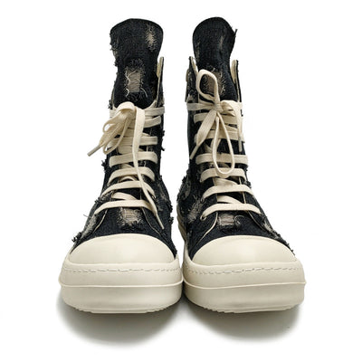 Zapatillas Canvas Denim Rotos - Estilo Casual Desenfadado - Image 11