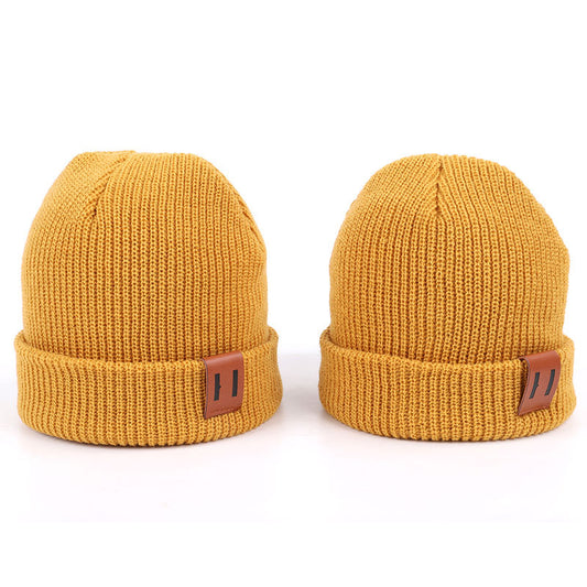 Gorro Térmico de Cuero para Bebé - Protección Cálida en Colores Sólidos - Image 2