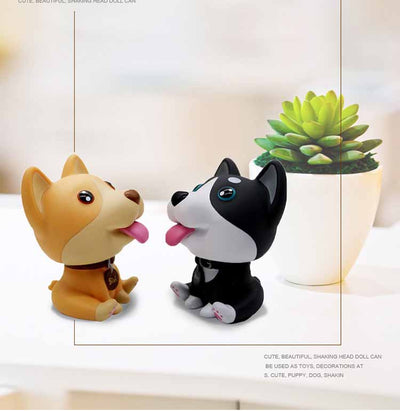 Perrito Bobblehead Movedor de Cabeza para Auto - Adorno Interior Divertido - Image 4