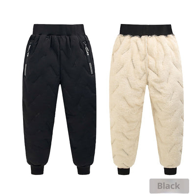 Pantalones Térmicos Infantiles Impermeables con Forro de Lana de Cordero - Image 7