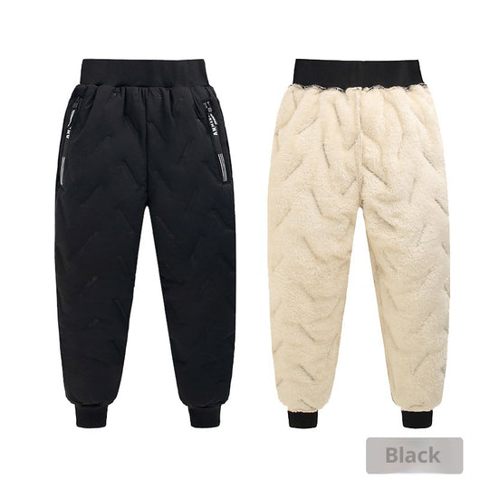 Pantalones Térmicos Infantiles Impermeables con Forro de Lana de Cordero - Image 7