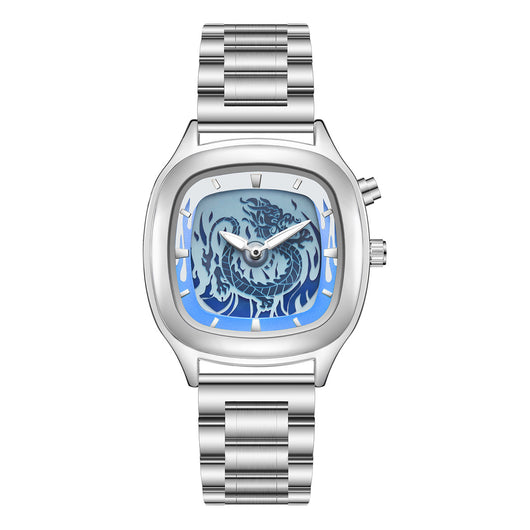Reloj Hombre Dragón Retro Dual Pantalla Premium Resistente al Agua - Image 6