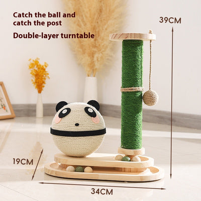 Juguete Interactivo Giratorio para Gatos con Pelota de Entretenimiento - Image 8