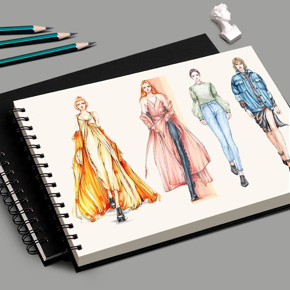 Cuaderno de Dibujo A4 Profesional con Papel Grueso
