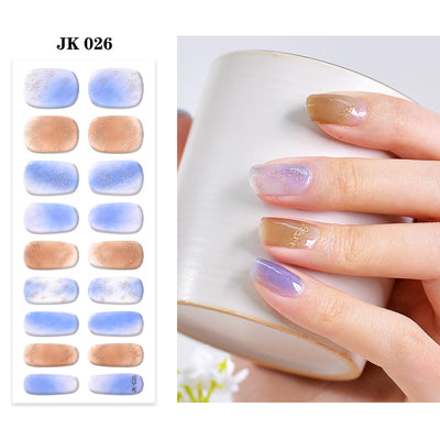 Pegatinas de Uñas UV Gel Semi-curadas Impermeables - Pure Desire Wind Wear - Image 24