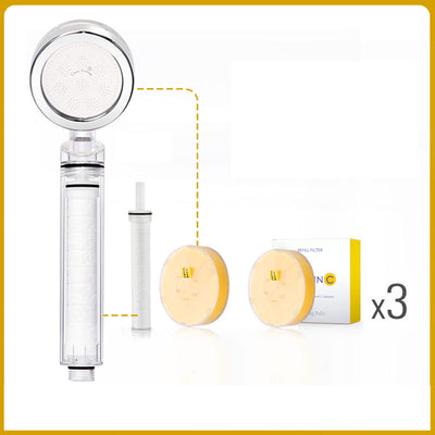 Cabezal de Ducha con Filtro Vitamina C y Desclorador de Agua Suave - Image 8