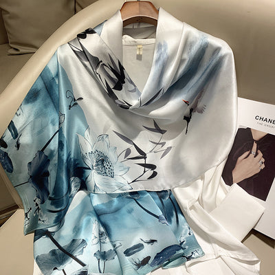 Pañuelo de Seda Hangzhou Premium Largo - Image 20