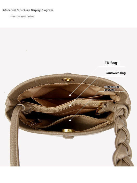 Bolso Bandolera de Cuero Suave para Celular Multicompartimento - Image 16