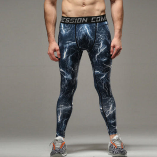 Pantalones de Compresión Camuflaje para Hombre - Leggings Deportivos Ajustados - Image 36