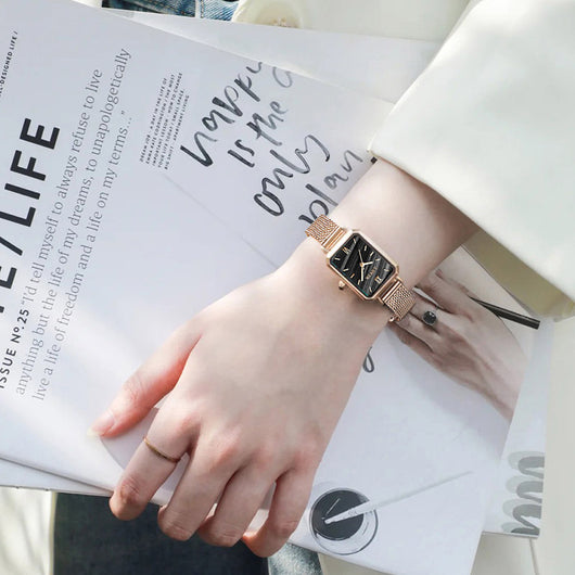 Reloj de Cuarzo para Mujer con Correa de Malla - Image 10