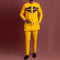 Traje Casual Étnico Africano Amarillo - Conjunto 2 Piezas Camisa y Pantalón