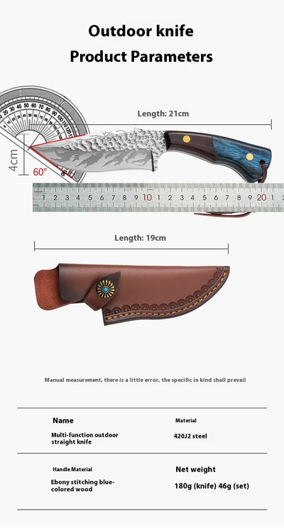 Cuchillo Deshuesador Forjado de Alta Dureza para Camping y Aventura - Image 14