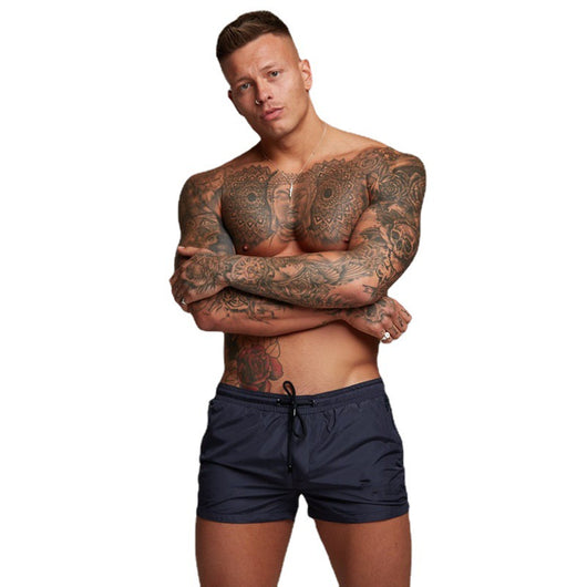 Pantalones Cortos Deportivos Muscle Fit para Hombre - Ideal para Entrenamiento y Playa