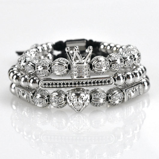 Pulsera para Hombre Cabeza de León con Circones en Cobre - Image 9