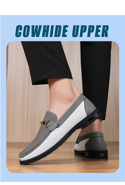 Mocasines de Cuero Genuino para Hombre Talla Grande 47 - Zapatos Casuales Cómodos - Image 22