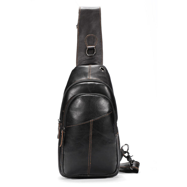 Bolsa Crossbody de Cuero para Hombre - Estilo Casual - Image 4