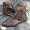 Botas Cortas con Cordones Estilo Retro Independiente