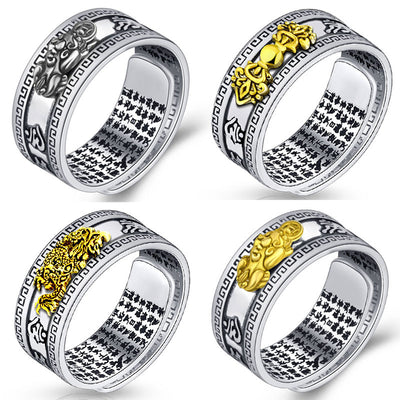 Anillo Plata Tailandesa Pixiu Amuleto de Fortuna - Image 9