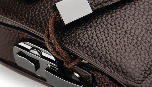 Cartera de Cuero Genuino para Hombre con Cierre de Combinación - Image 10