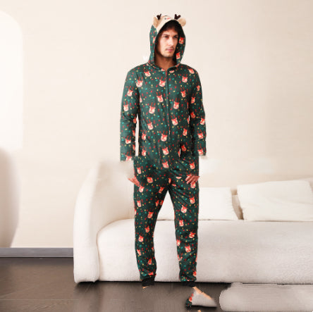Pijamas Navideños a Juego para Toda la Familia con Estampados Festivos - Image 3